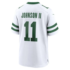 Nike Jermaine Johnson II New York Jets Game Jersey Legacy White