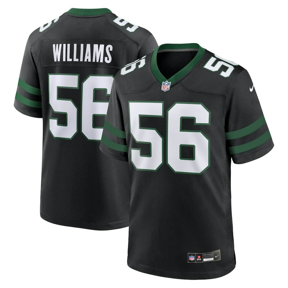 Nike Quincy Williams New York Jets Alternate Game Jersey Legacy Black