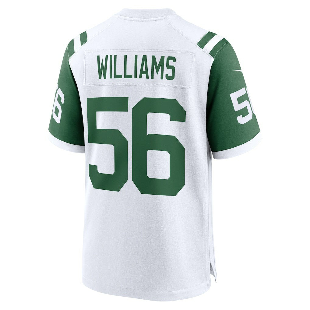 Nike Quincy Williams New York Jets Alternate Game Jersey White