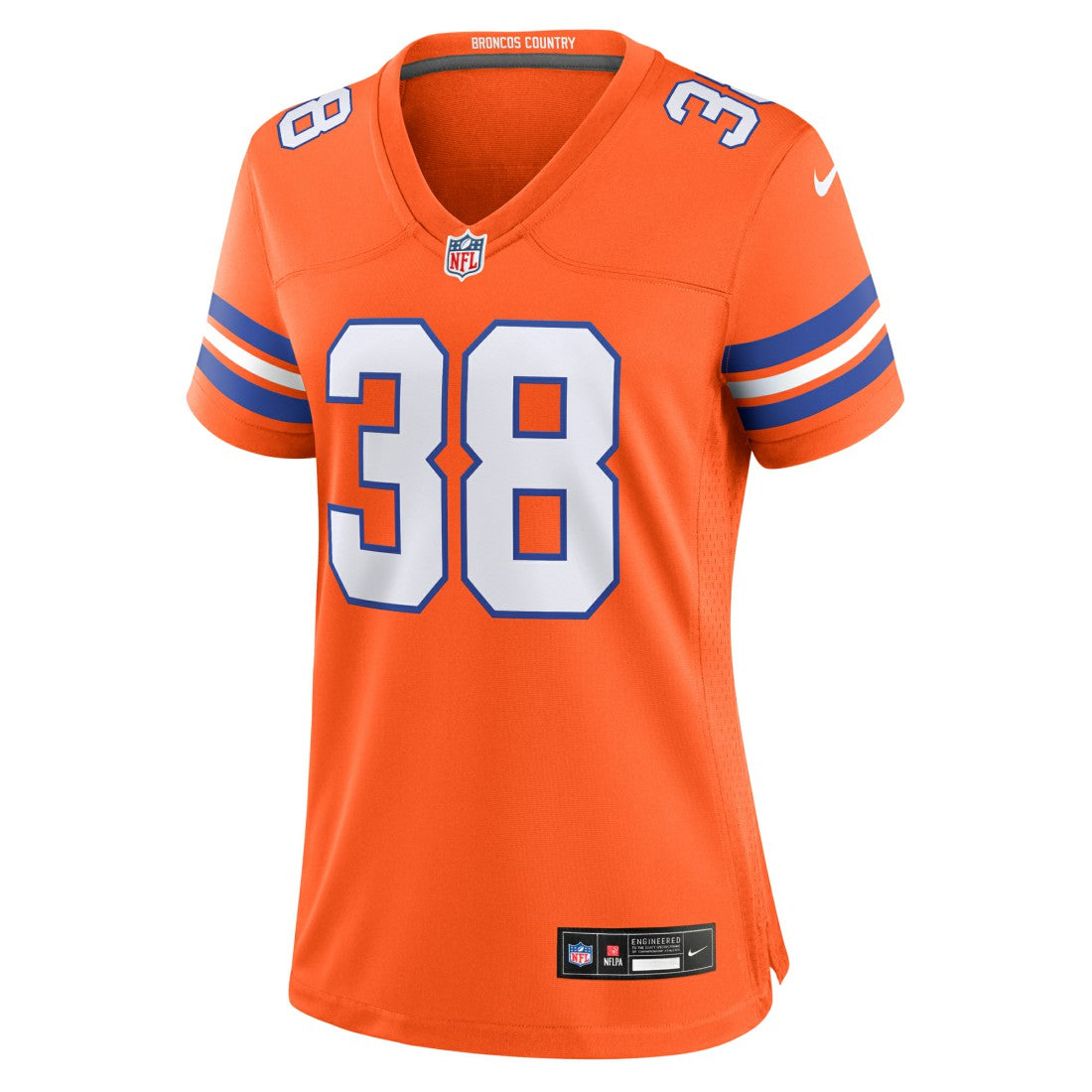 Nike Jaleel McLaughlin Denver Broncos Women's Mile High Collection 1977 Throwback Player Game Jersey Orange