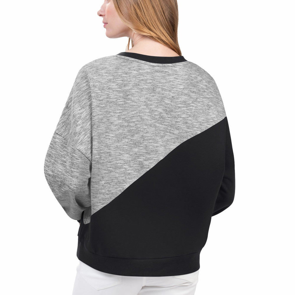 Miami Heat G-III 4Her by Carl Banks Women's Benches Split Pullover Sweatshirt Black