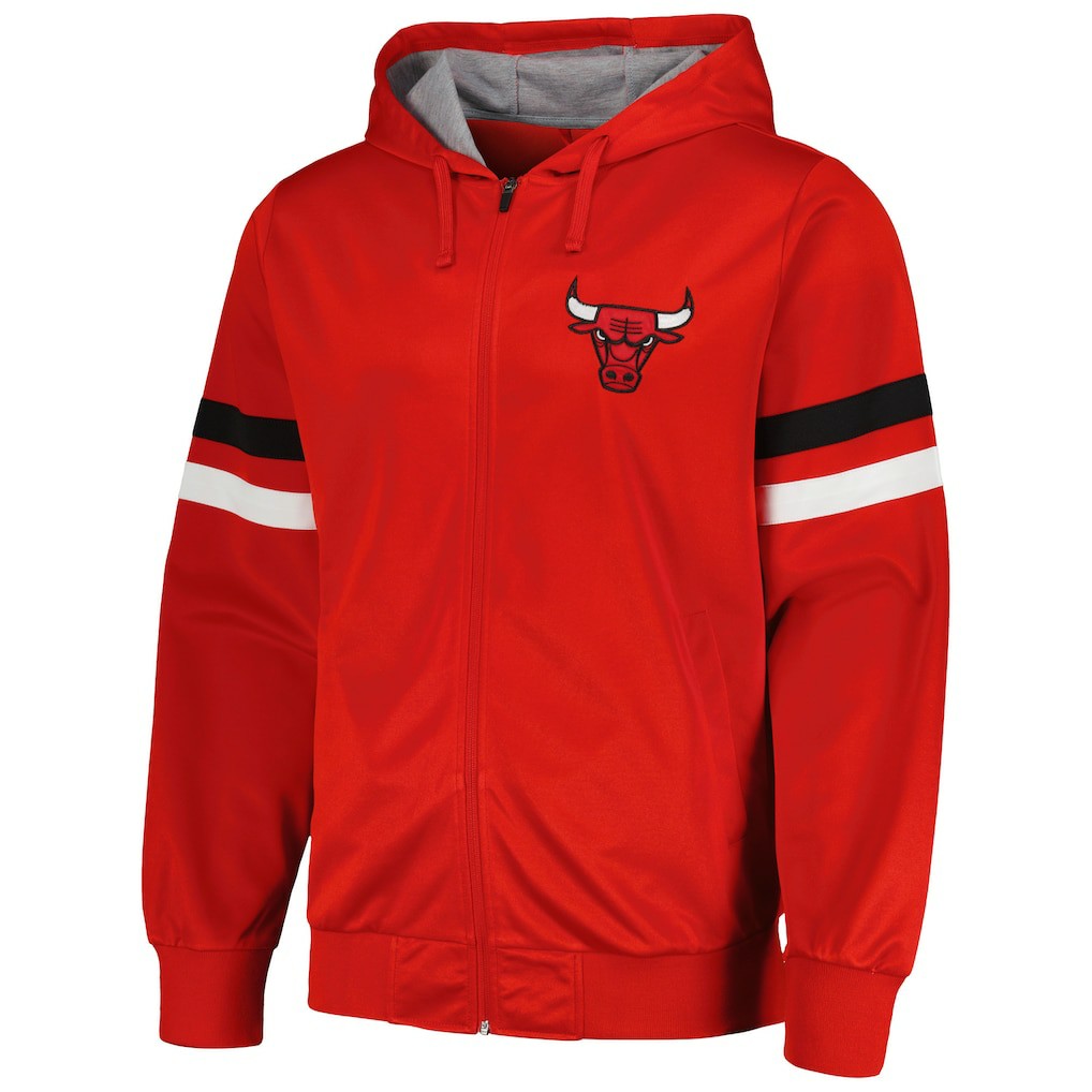 Chicago Bulls G-III Sports by Carl Banks Contender Full-Zip Hoodie Jacket Red
