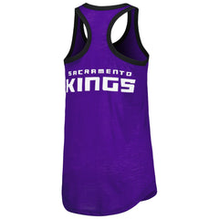 Sacramento Kings G-III 4Her by Carl Banks Women's Showdown Scoop-Neck Racerback Tank Top Purple