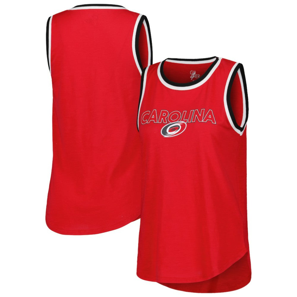 Carolina Hurricanes G-III 4Her by Carl Banks Women's Strategy Tank Top - Red - NHL 201038250