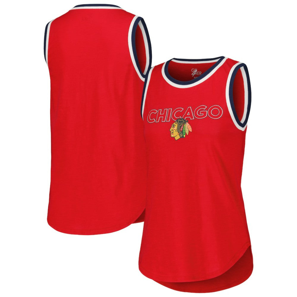 Chicago Blackhawks G-III 4Her by Carl Banks Women's Strategy Tank Top - Red - NHL 201038252