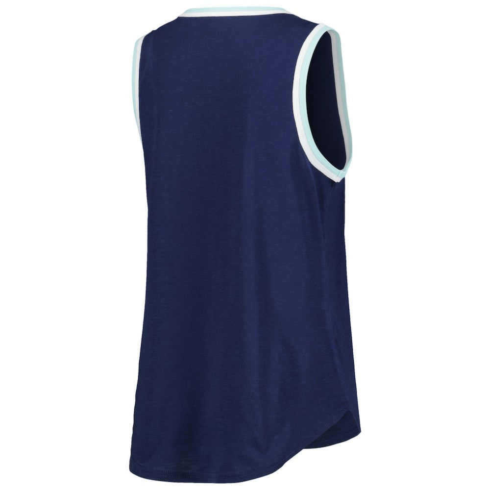 Seattle Kraken G-III 4Her by Carl Banks Women's Strategy Tank Top - Deep Sea Blue - NHL 201038259