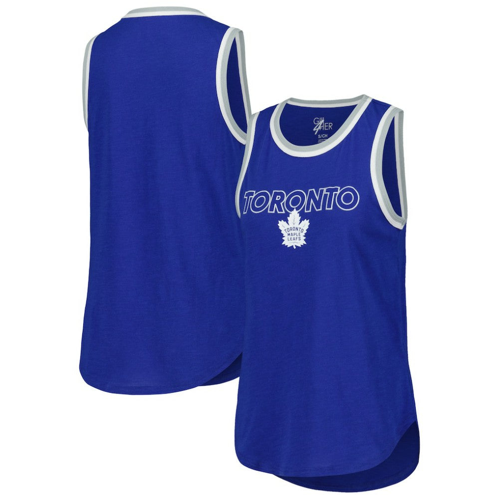 Toronto Maple Leafs G-III 4Her by Carl Banks Women's Strategy Tank Top - Blue - NHL 201038261