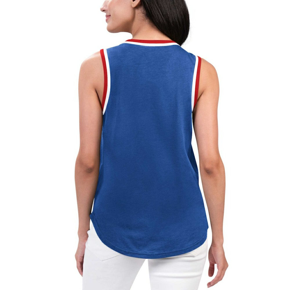 New York Rangers G-III 4Her by Carl Banks Women's Strategy Tank Top - Blue - NHL 201038262