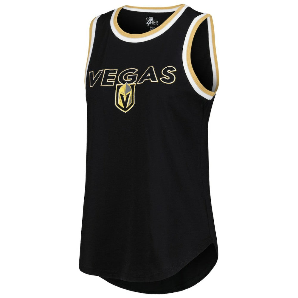 Vegas Golden Knights G-III 4Her by Carl Banks Women's Strategy Tank Top - Black - NHL 201038264