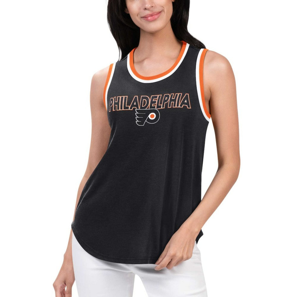 Philadelphia Flyers G-III 4Her by Carl Banks Women's Strategy Tank Top - Black - NHL 201038265