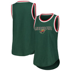 Minnesota Wild G-III 4Her by Carl Banks Women's Strategy Tank Top - Green - NHL 201038269