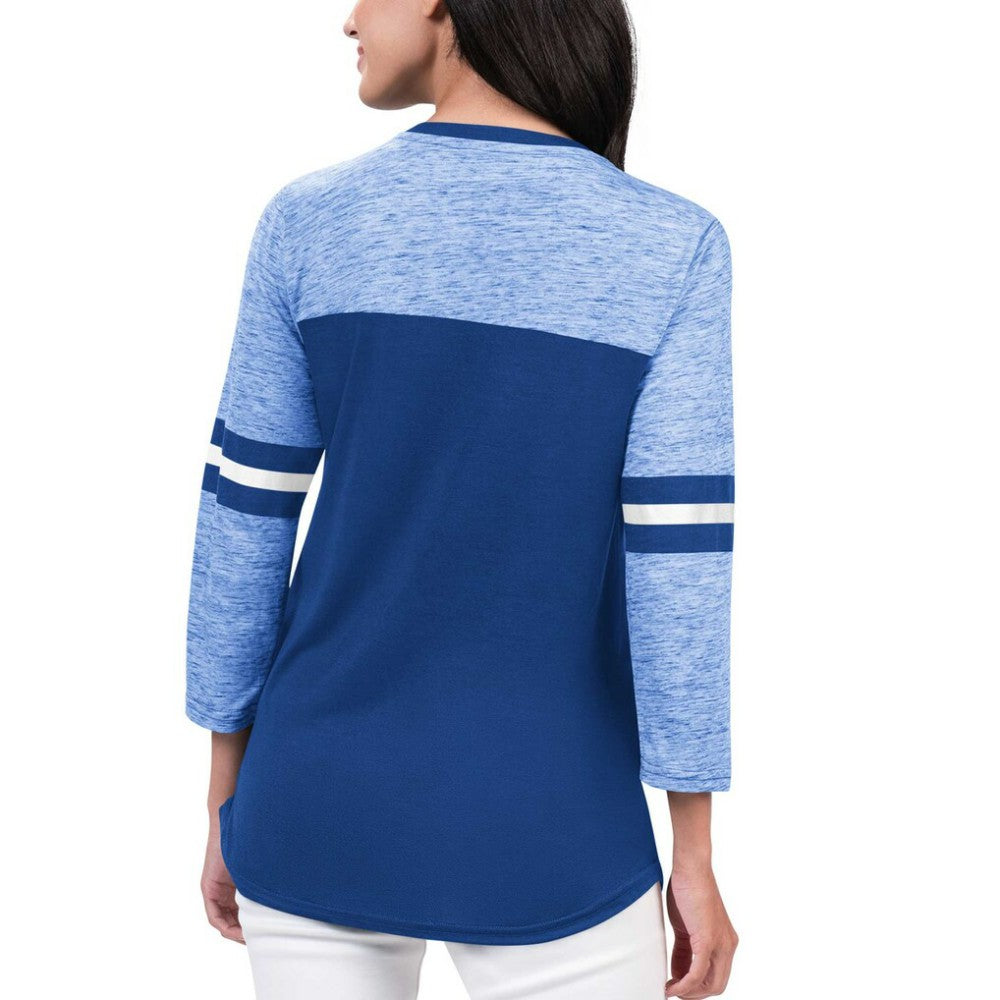 Tampa Bay Lightning G-III 4Her by Carl Banks Women's Play The Game 3/4-Sleeve T-Shirt - Blue - NHL 201038280
