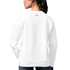 New York Rangers MSX by Michael Strahan Women's Millie Raglan Pullover Sweatshirt - White - NHL 201038291