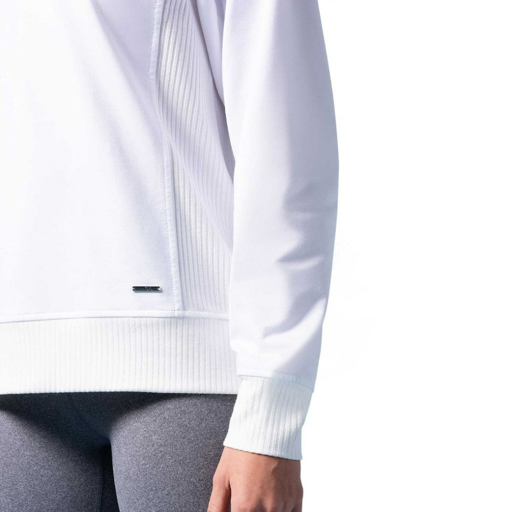 New York Rangers MSX by Michael Strahan Women's Millie Raglan Pullover Sweatshirt - White - NHL 201038291