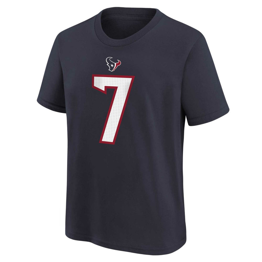 Nike C.J. Stroud Houston Texans Preschool Player Name & Number T-Shirt Navy