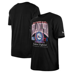 Philadelphia 76ers Unisex Oversized Essentials Boxy T-Shirt Black | New Era US