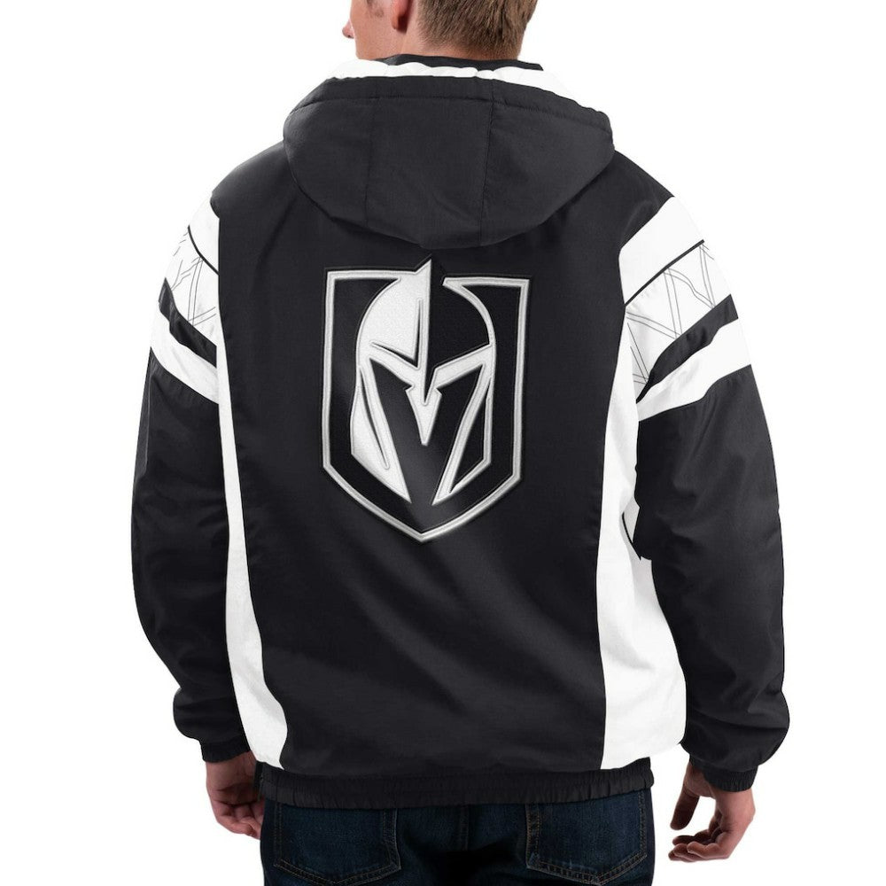 Vegas Golden Knights Starter Home Team Half-Zip Hoodie Jacket - Black - NHL 201038649