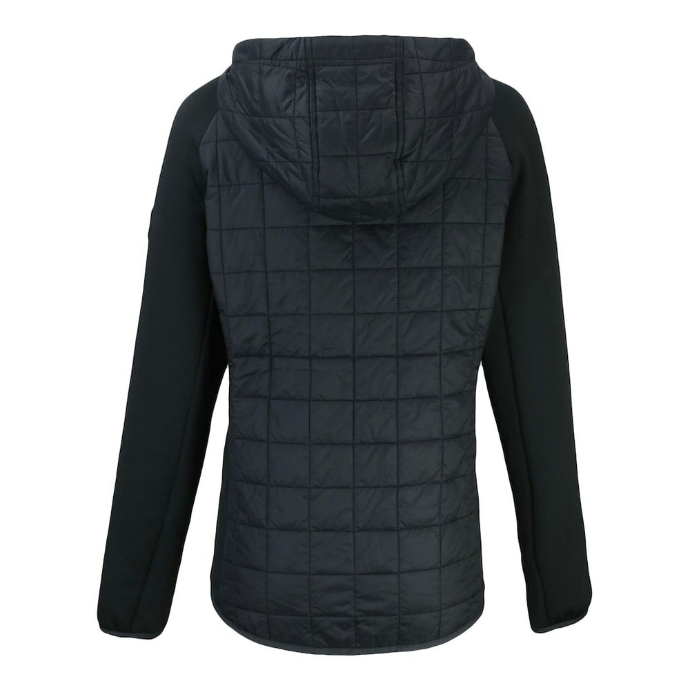 Baltimore Ravens Cutter & Buck Women's Helmet Logo Rainier Primaloft Eco Full-Zip Hybrid Jacket Black