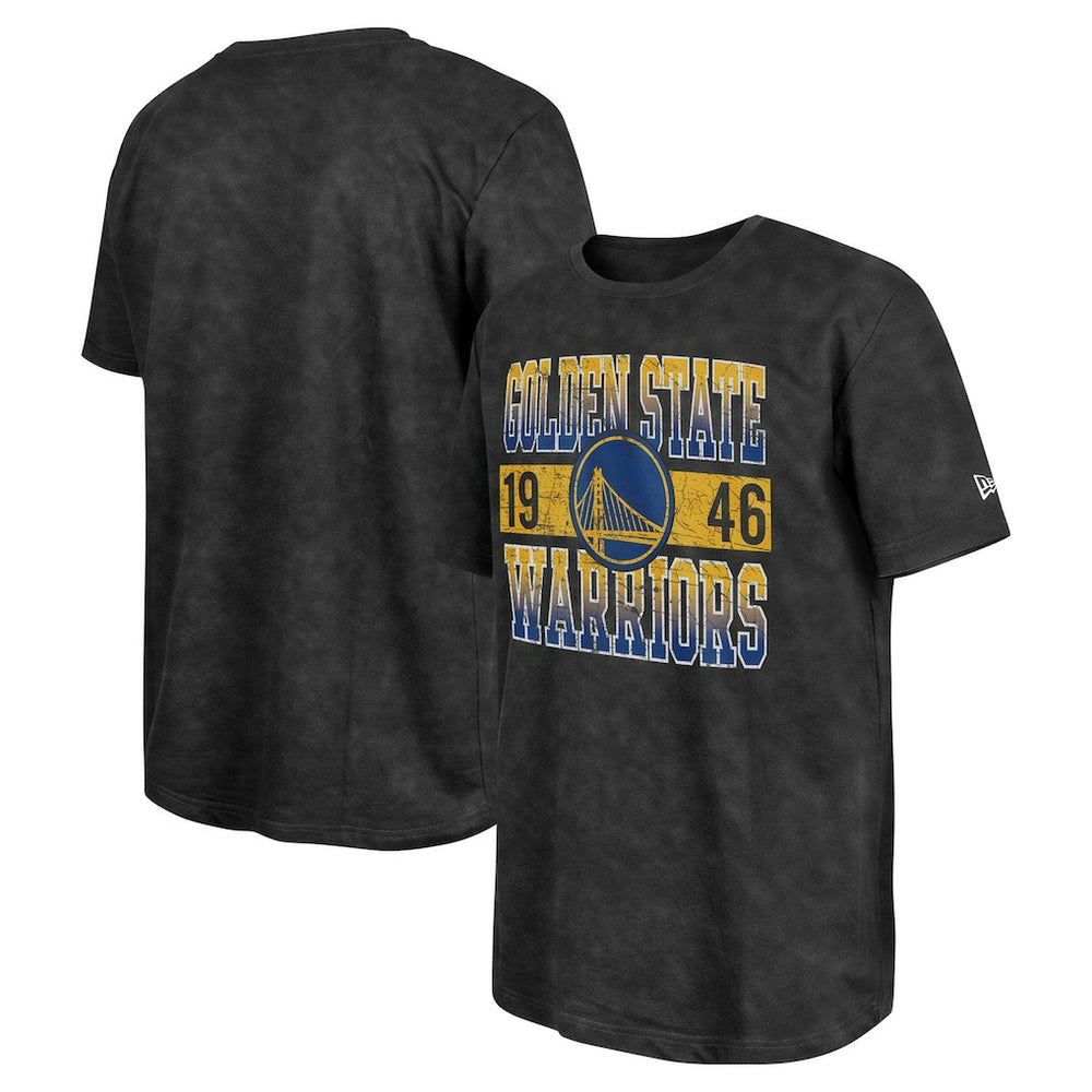 Golden State Warriors Enzyme Washed Oversized T-Shirt for sale Black | New Era outlet