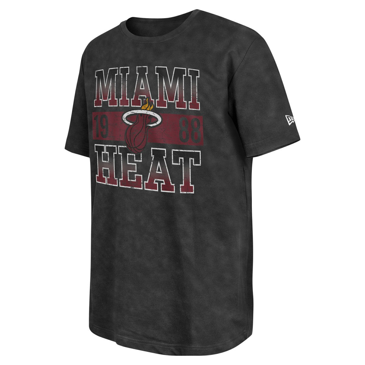 Miami Heat Enzyme Washed Oversized T-Shirt Black | New Era discount