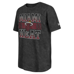 Miami Heat Enzyme Washed Oversized T-Shirt Black | New Era discount