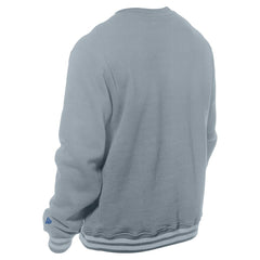 Philadelphia 76ers Chenille Cross Over Pullover Sweatshirt Gray | New Era Near Me