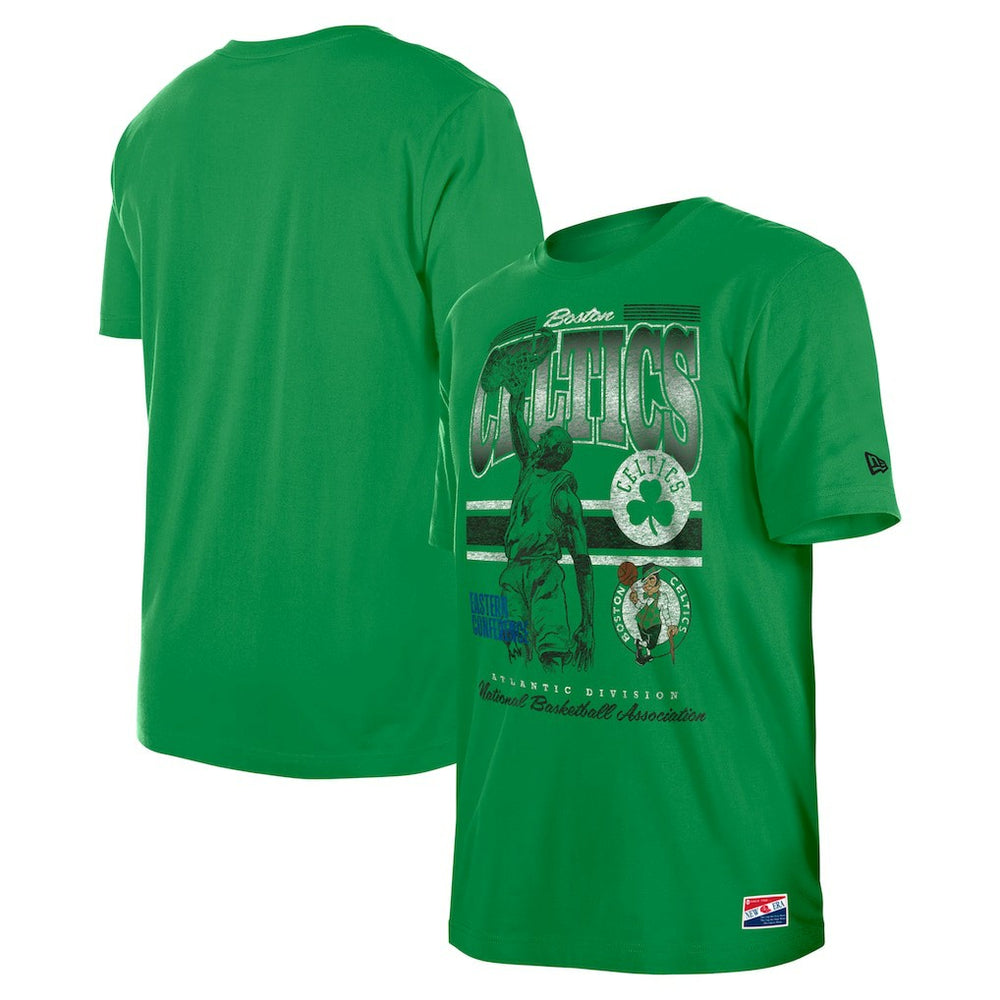 Boston Celtics Enzyme Wash Oversized T-Shirt Kelly Green | New Era