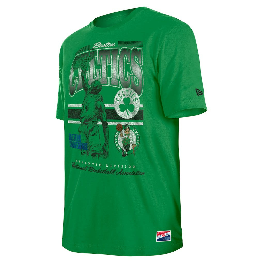Boston Celtics Enzyme Wash Oversized T-Shirt Kelly Green | New Era