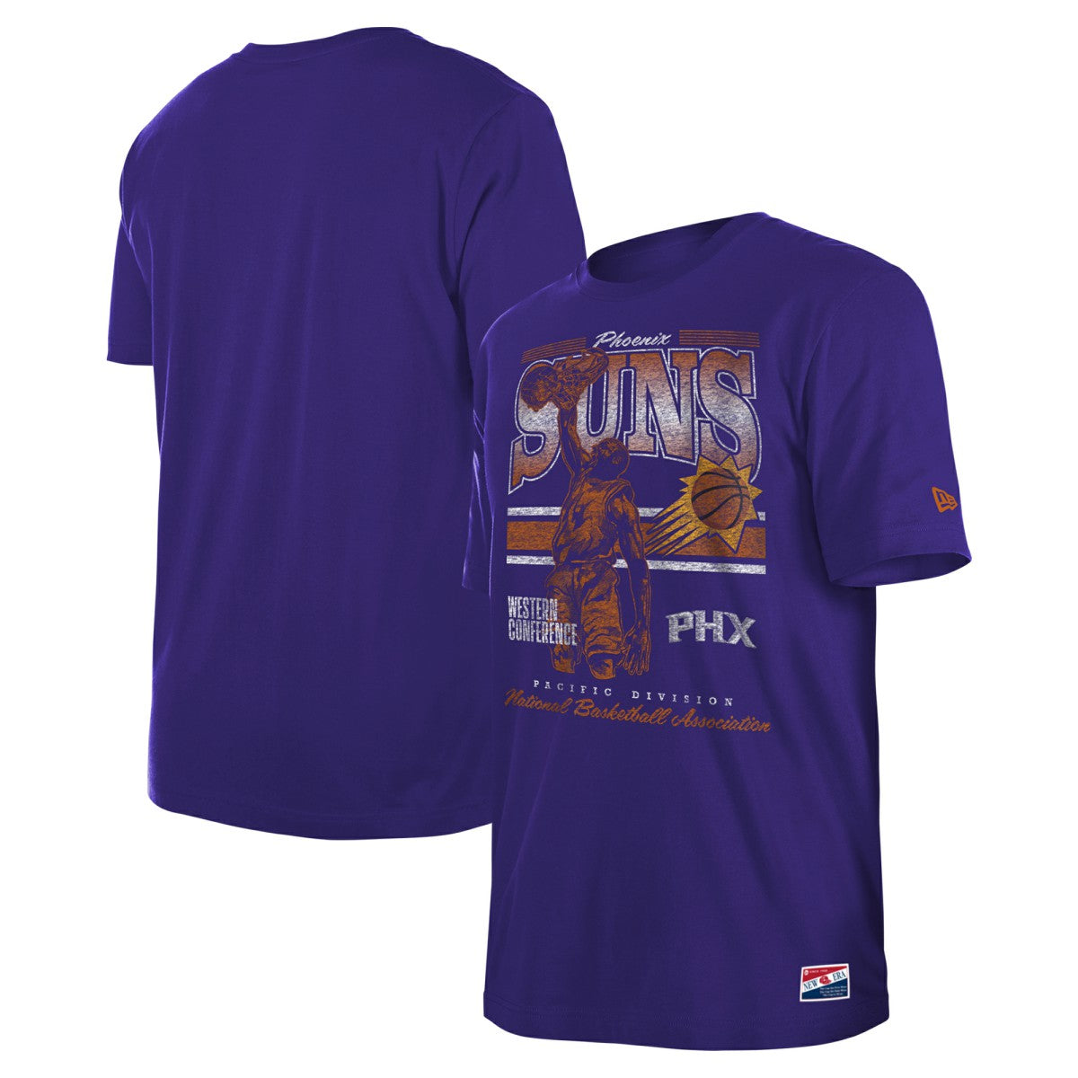 Phoenix Suns Enzyme Wash Oversized T-Shirt Purple | New Era Near Me