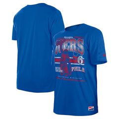 Philadelphia 76ers Enzyme Wash Oversized T-Shirt Royal | New Era Lifestyle