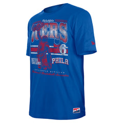 Philadelphia 76ers Enzyme Wash Oversized T-Shirt Royal | New Era Lifestyle