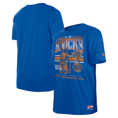New York Knicks Enzyme Wash Oversized T-Shirt Blue | New Era online
