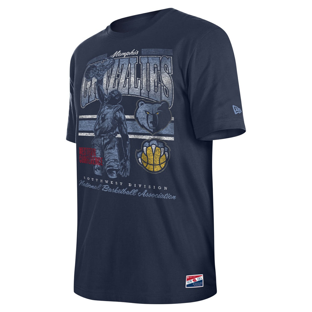 Memphis Grizzlies Enzyme Wash Oversized T-Shirt Navy | New Era online