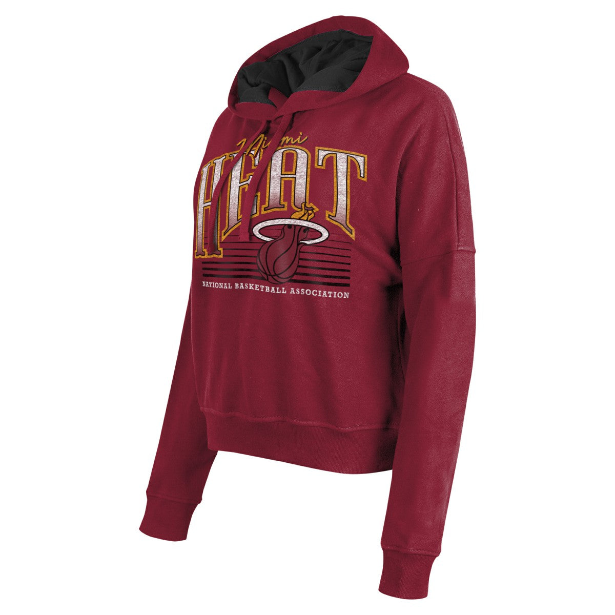 Miami Heat Women's Boxy Pullover Hoodie Red | New Era US