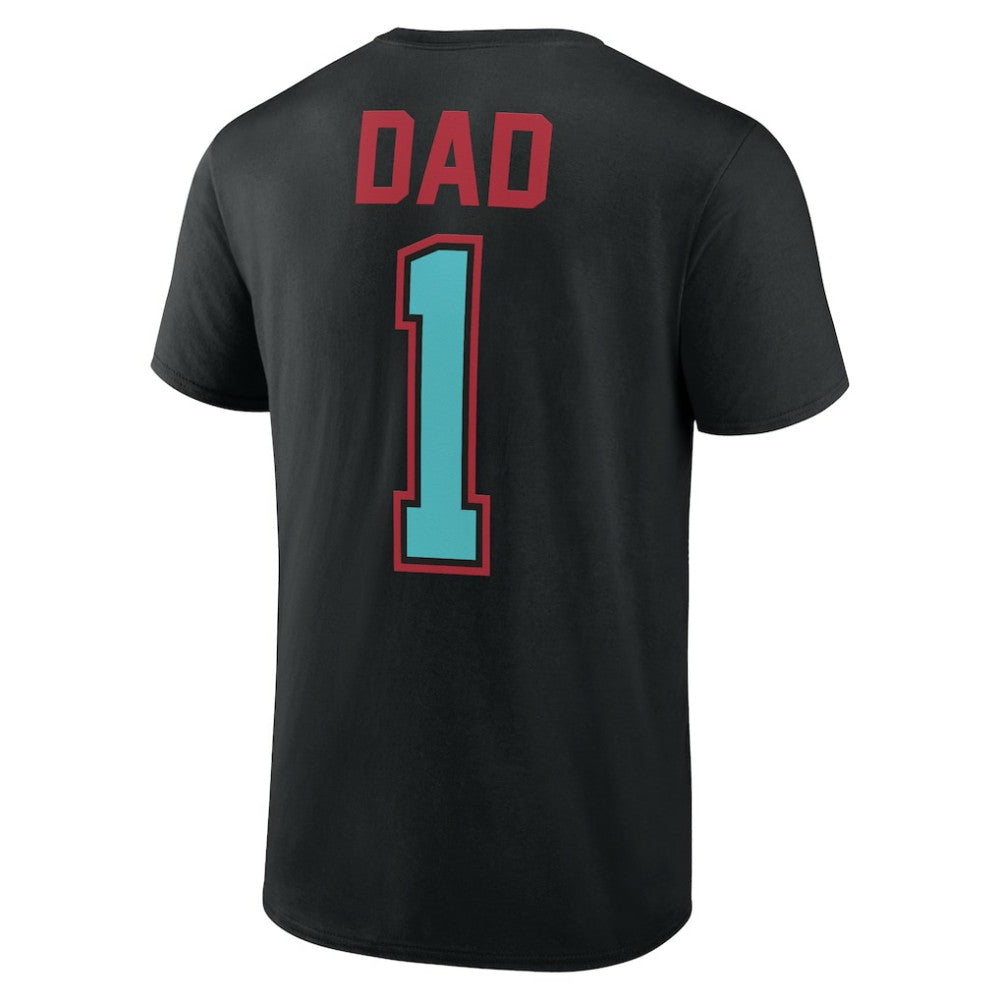 Arizona Diamondbacks Father's Day #1 Dad T-Shirt - Black - MLB Discount