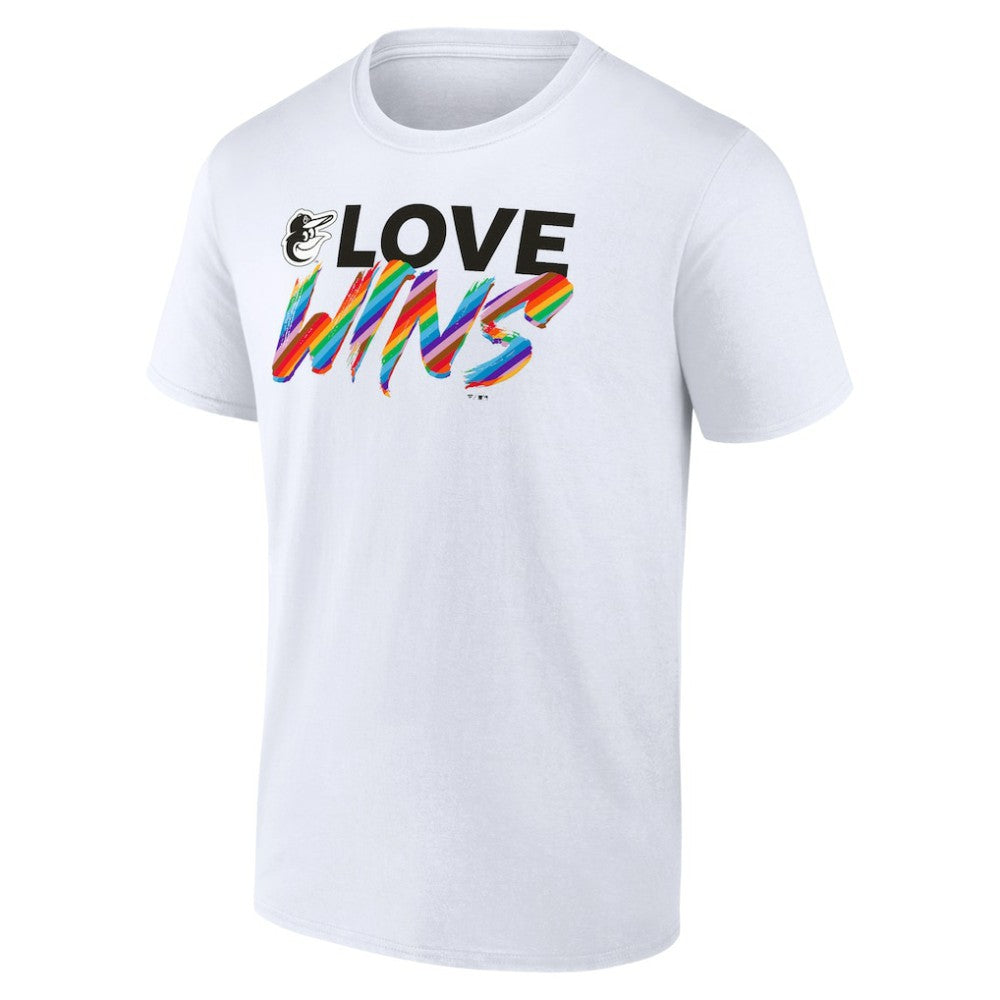 Baltimore Orioles Love Wins T-Shirt - White - MLB Sale