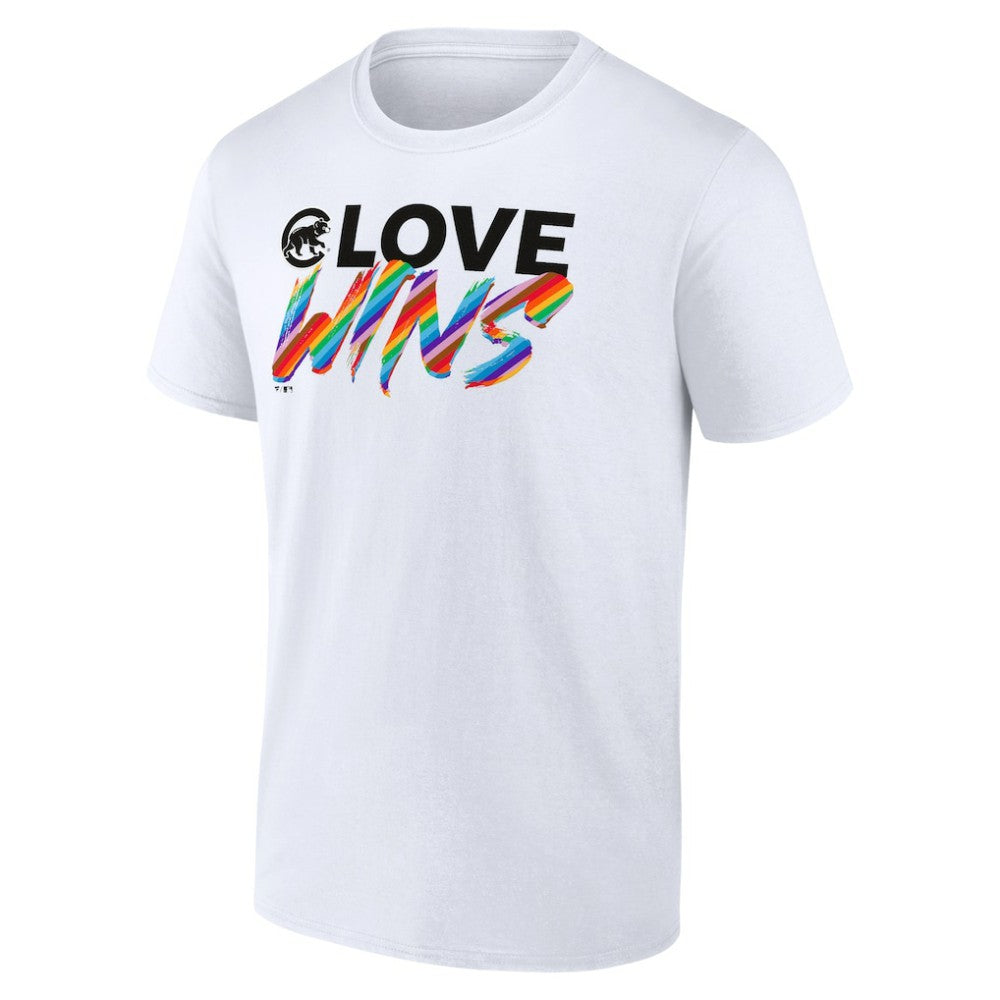 Chicago Cubs Love Wins T-Shirt - White - MLB Discount