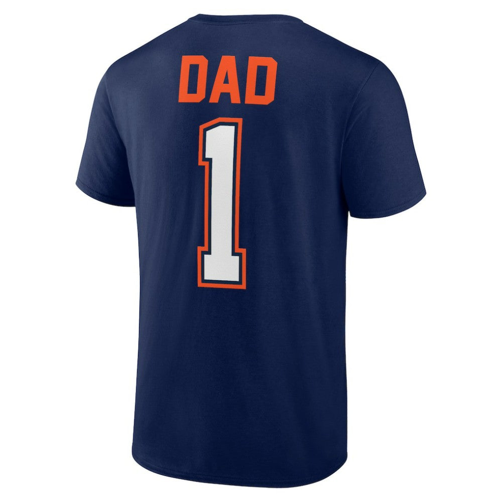 Detroit Tigers Father's Day #1 Dad T-Shirt - Navy - MLB on Sale