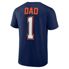 Detroit Tigers Father's Day #1 Dad T-Shirt - Navy - MLB on Sale