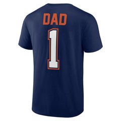 Houston Astros Father's Day #1 Dad T-Shirt - Navy - MLB Discount