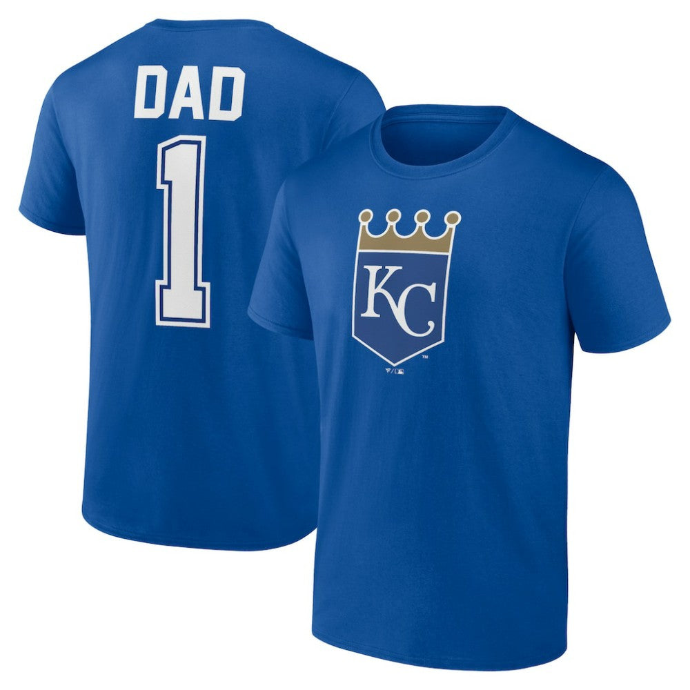 Kansas City Royals Father's Day #1 Dad T-Shirt - Royal - MLB on Sale