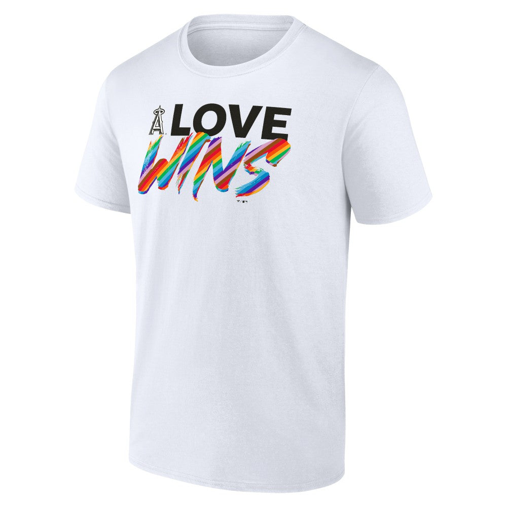 Los Angeles Angels Love Wins T-Shirt - White - MLB Sale