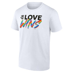 Minnesota Twins Love Wins T-Shirt - White - MLB Lifestyle