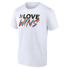 Athletics Love Wins T-Shirt - White - MLB Online