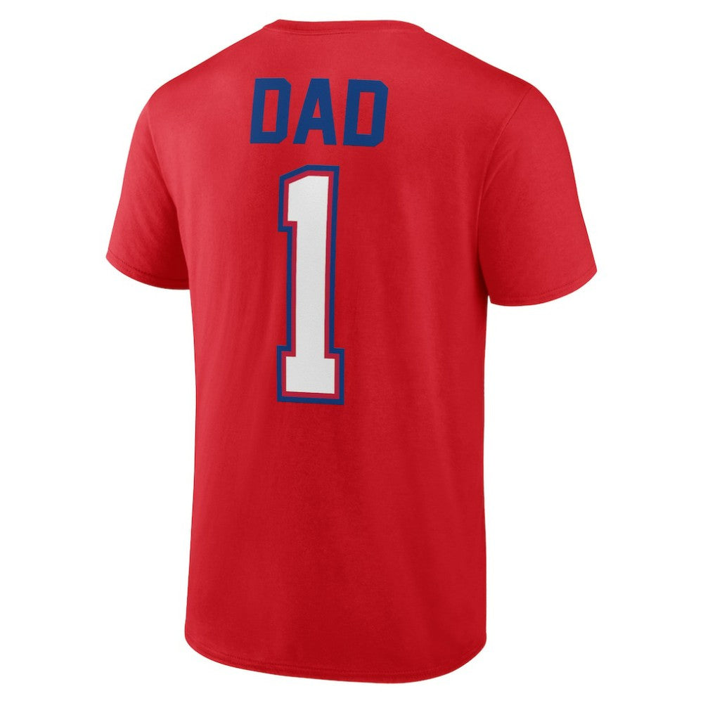 Philadelphia Phillies Father's Day #1 Dad T-Shirt - Red - MLB on Sale
