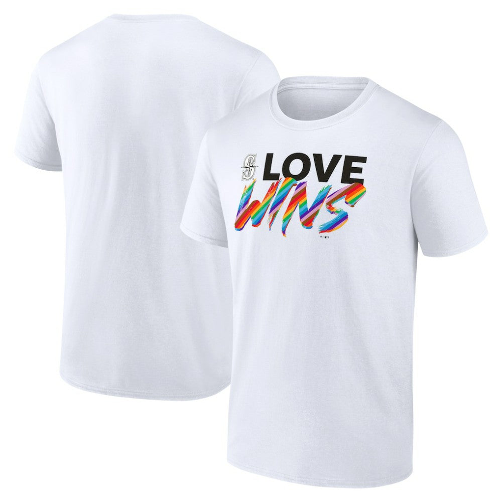 Seattle Mariners Love Wins T-Shirt - White - MLB Online