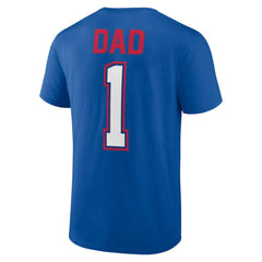 Texas Rangers Father's Day #1 Dad T-Shirt - Royal - MLB Sale