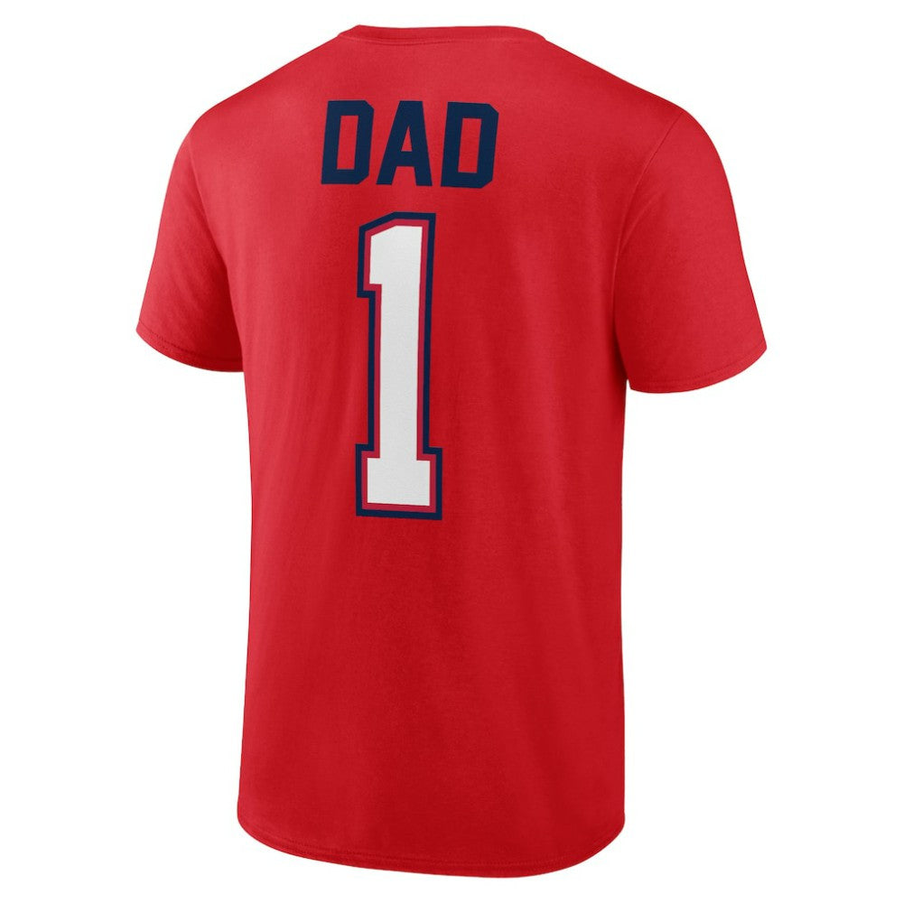Washington Nationals Father's Day #1 Dad T-Shirt - Red - MLB Online