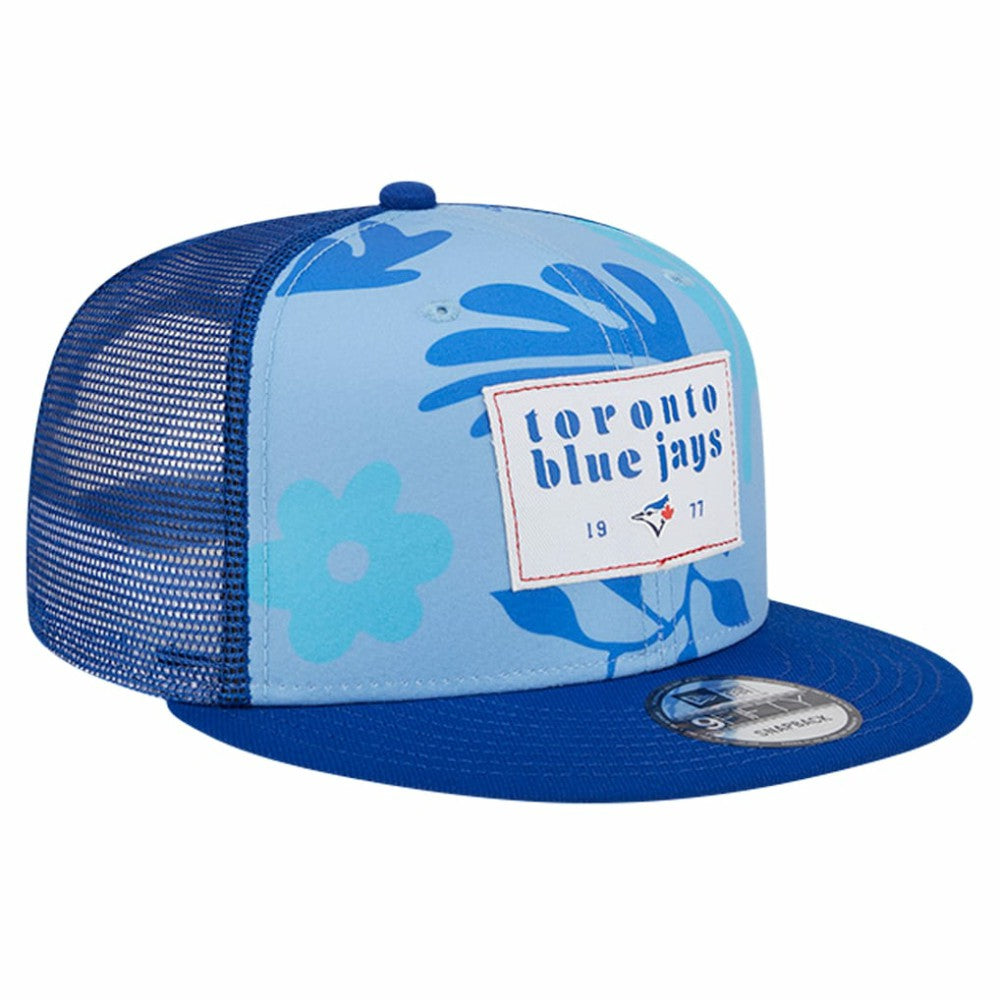 Toronto Blue Jays New Era Bikini Bottom Trucker 9FIFTY Snapback Hat - Royal - New Era Lifestyle