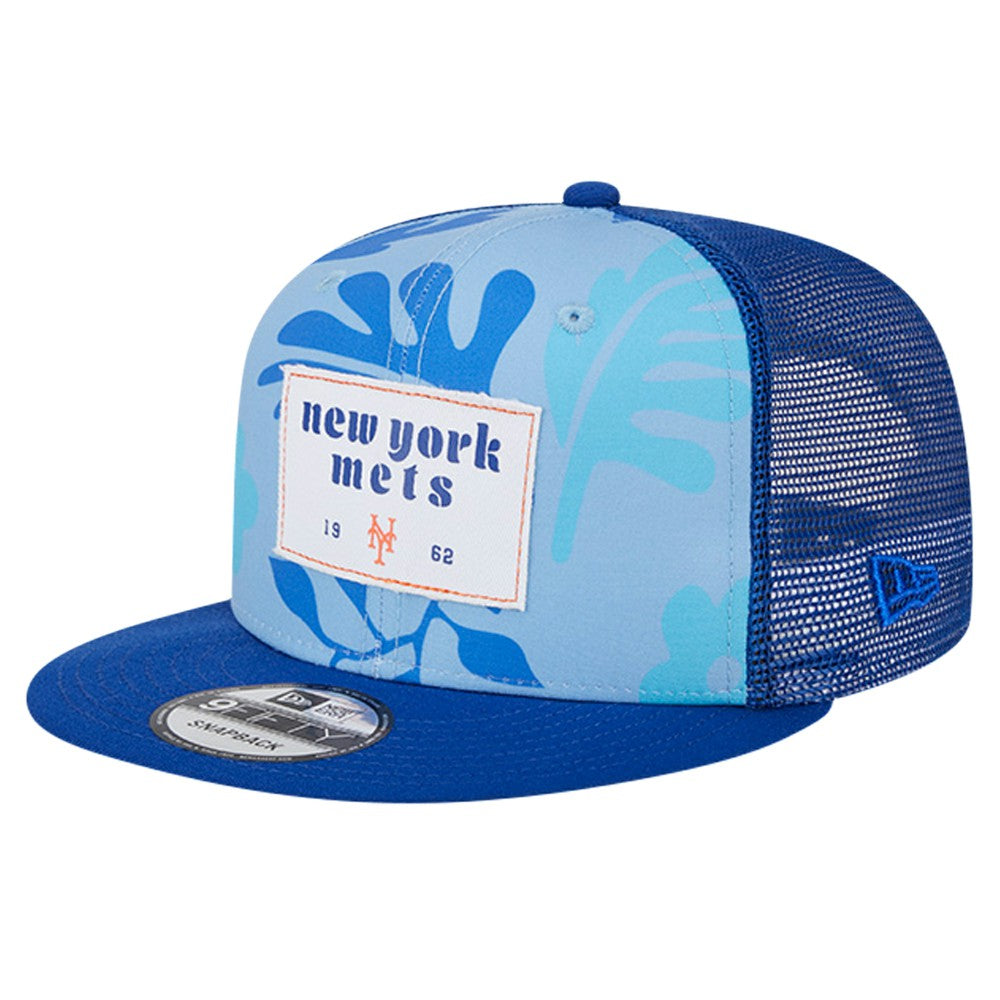 New York Mets New Era Bikini Bottom Trucker 9FIFTY Snapback Hat - Royal - New Era Lifestyle